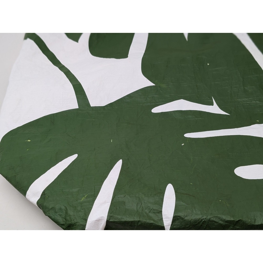 Aloha Collection Holo Holo Monstera Seaweed Rivera Sand Reversible Tote Bag READ - Picture 15 of 16